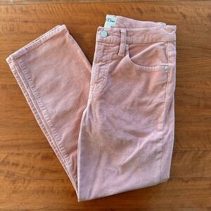 J. Crew Vintage Slim Straight Corduroy Jeans - 26 Petite - Pink